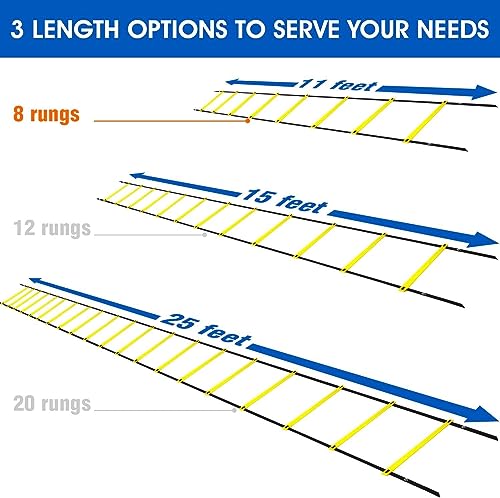 Yes4All Agility Speed Training Agility Hurdles for Athletes - 5 Pack - Speed and Agility Training Equipment for Soccer Basketball Football Hurdle Training