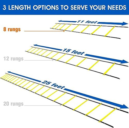 Yes4All Agility Speed Training Agility Hurdles for Athletes - 5 Pack - Speed and Agility Training Equipment for Soccer Basketball Football Hurdle Training