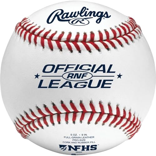 Rawlings | NFHS NOCSAE High School Baseballs | 12 Count | R100-H1 / R100-H2 / R100-H3 / RNF Options