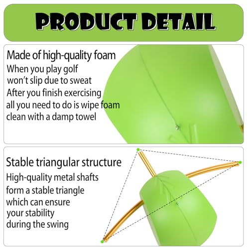 The Connector Golf Training Aid, 2026 Upgraded Golf Swing Trainer for Posture Correction Practice, Small and Effective Golf Training Tool, Golf Swing Practice Trainer for Golfers and Beginners