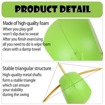 The Connector Golf Training Aid, 2026 Upgraded Golf Swing Trainer for Posture Correction Practice, Small and Effective Golf Training Tool, Golf Swing Practice Trainer for Golfers and Beginners