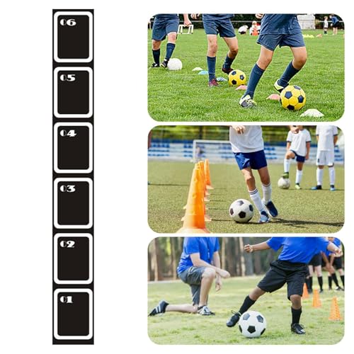 Non-Slip Agility Ladder – 250/350/450cm Jacob, Soccer Practice Tool, Speed Supply | Perfectly Great for Sports Fitness Exercise, Portable - size: 250x34x0.3CM
