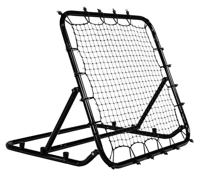 Web Flex® 3x3 ft Portable Rebounder Net | Multi-Sport Trainer for Baseball, Softball, Soccer & Volleyball | Adjustable Pitch Back Net with Steel Frame, Foldable Design & Easy Setup for Drills