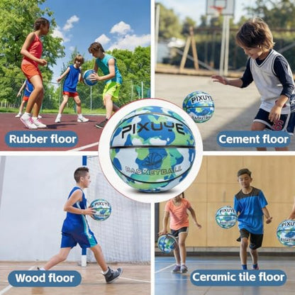 Size 4 Soft Lightweight Kids Basketball 25.5 Inch for Boys Girls Ages 5-8, Youth Indoor Outdoor Pool Training Play Birthday Gifts