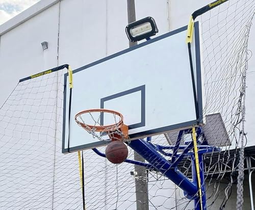 Basketball Practice Network Automatic Basketball Hoop Return Attachment for Kids, Teens and Adults, Outdoor Basketball Shot Returner with Rotatable Stand