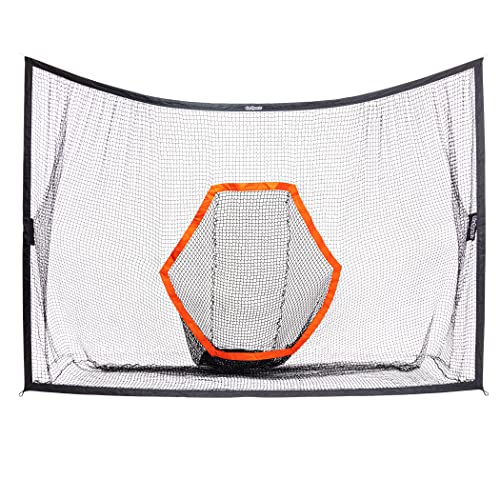 GoSports Replacement Golf Hitting Net - Indoor and Outdoor Golf Net Build for Bow Type Frame - Multiple - style: 10 ft x 7 ft Pro