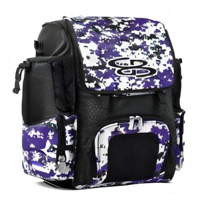Boombah Mini Superpack Bat Bag Digital Camo Black/Purple - color: Black/Purple