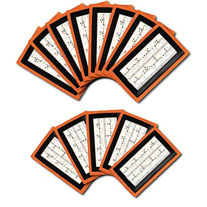 Y23 - Football Wristbands - Wrist Coach - QB Wristband - Football Play Wristbands - Playbook Wristband - color: Orange, size: 8 Pack