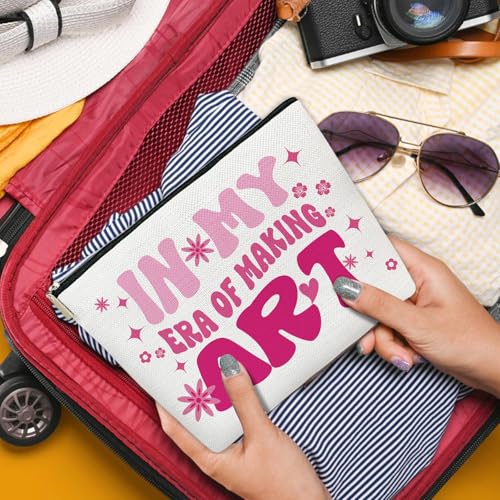 Artists Makeup Bag, In My Era of Making Art Cosmetic Bag for Purse, Gifts for Art Teachers, Painters & Art Lovers - color: multicolor0204