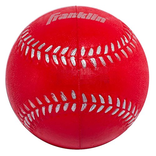 Franklin Sports Kids Baseball Gloves - RTP Youth Teeball Glove + Ball Set - Boys + Girls Teeball Mitt - 9.5" - color: Red