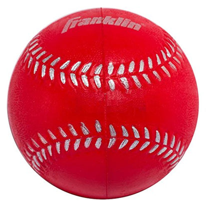 Franklin Sports Kids Baseball Gloves - RTP Youth Teeball Glove + Ball Set - Boys + Girls Teeball Mitt - 9.5" - color: Red