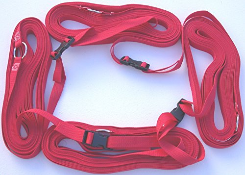 Home Court 1-inch Adjustable 30-ft Sand Court Line - 17AS - color: Red