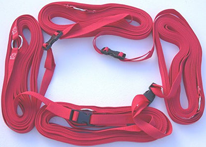Home Court 1-inch Adjustable 30-ft Sand Court Line - 17AS - color: Red