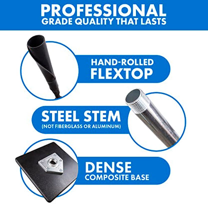Tanner TEE The Original Youth Size Batting Tee (UP to Age 8)| Premium Adjustable Baseball/Softball Hitting Tee 20"-32", Flexible Hand-Rolled Flextop and Short Tee Stem for Ages 8 & Below (TT002)