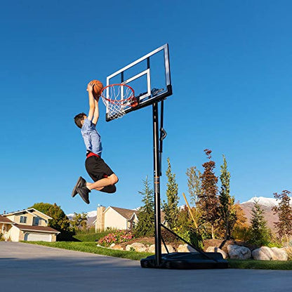 Lifetime Portable Basketball Hoop - 52 in Shatterproof Backboard, Adjustable