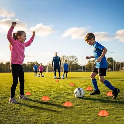 60 Pack Mini Soccer Cones–Mini Disc Cones for Agility Training,Soccer,Football,Sports Drills,Field Markers,Cones Sports Equipment,Portable Stackable Mini Cones with Carry Bag
