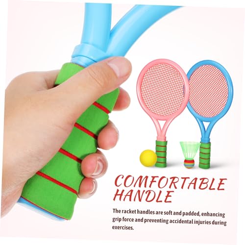 1Set Badminton Racket with Rackets for Sports Kit for Boys and Enhances Coordination Physical Skills