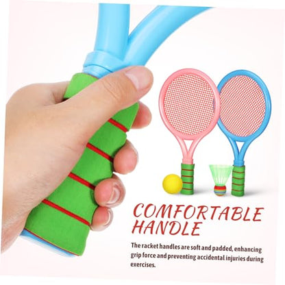1Set Badminton Racket with Rackets for Sports Kit for Boys and Enhances Coordination Physical Skills