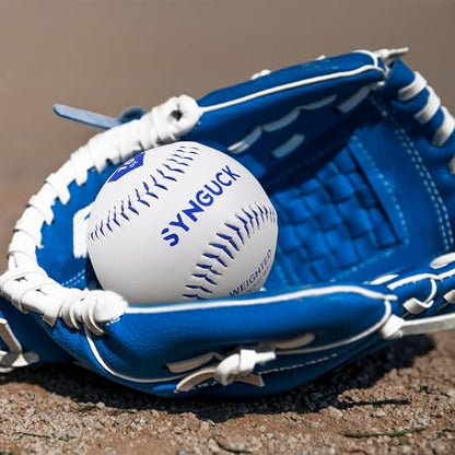 SYNGUCK Weighted Baseballs Set of 2/4/6 - Training Baseballs to Increase Pitching Speed, Arm Strength & Accuracy for Baseball Players, Coaches & Athletes - style: 6 Pack(4/6/7/9/10/12oz)