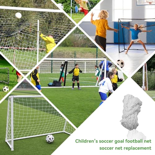 Soccer Net, Replacement Football Net Sports Soccer Goal Post Net Replacement for Sports Match Training - size: 8X6FT