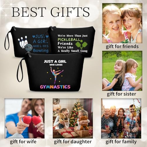 Gymnastics Stuff Accessories for Girls,Teenage Girl Birthday Gifts,Gymnastics Cosmetic Makeup Bag - color: Gymnastics-H
