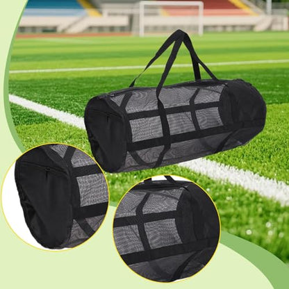 Sports Ball Bag Organizer for Coaches, Waterproof Extra Large Mesh Bag Duffel Bags for Basketball, Volleyball, Swimming Gear, 27.6x10.6x10.6 inch