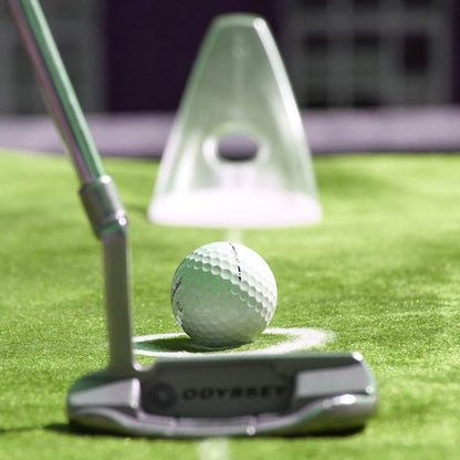 Indoor Putting Trainer—Portable Foldable Putting Practice Equipment for Perfecting Your Swing Premium Golf Training aid for Home/Office use