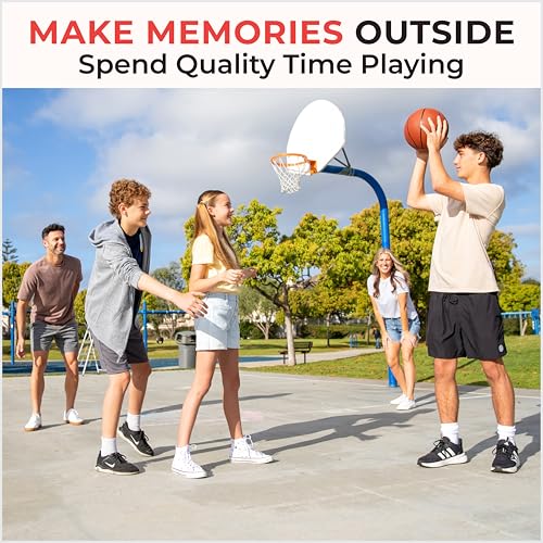 5 Pcs Sport Balls Set Official Size Athletic Balls Include Soccer, Football, Basketball, Volleyball, Playground Ball, Kickball Set, Ball Pump for Indoor Outdoor Game Youth Adult