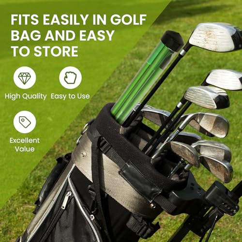 FINGER TEN Golf Alignment Sticks Rods Swing Trainer Tools 43 Inch 2 Or 3 Pack, Fits in Golf Bag Tour Stickers Practice Training Aid - color: 3 Pack Green