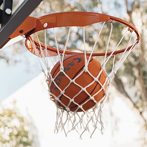Cannon Sports White Basketball Net Replacement for Outdoor/Indoor with Official 12 Loop