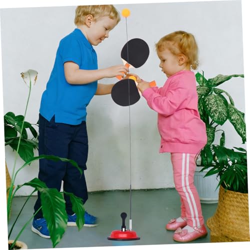 balacoo Stable Suction Base Table Tennis Training Aid Elastic Pong Racket and Practice