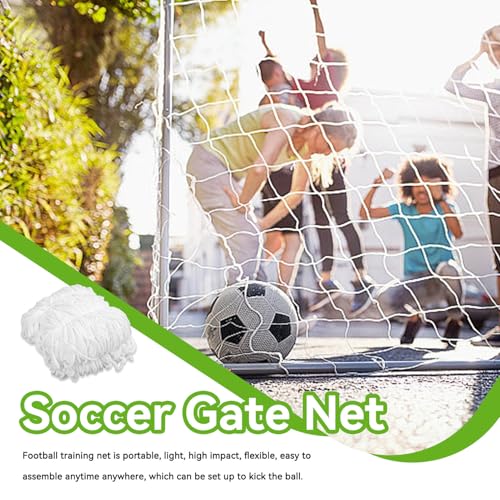 Soccer Goal for Backyard, 10 * 6.5ft Soccer Goal Net, Soccers Replacement Goal Nets, Portable Kids Training Soccers Net for Sports Match Training