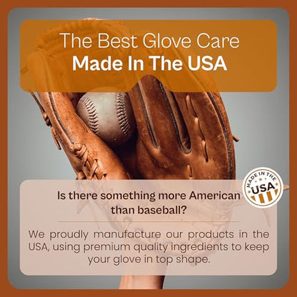 SARNA BASEBALL Glove Conditioner, Liquid, 8 Oz – Break in Faster, Keep Leather Maintained – Glove Conditioner for Mitts, Softball, & Baseball Gear Made in USA - size: Break-in Kit