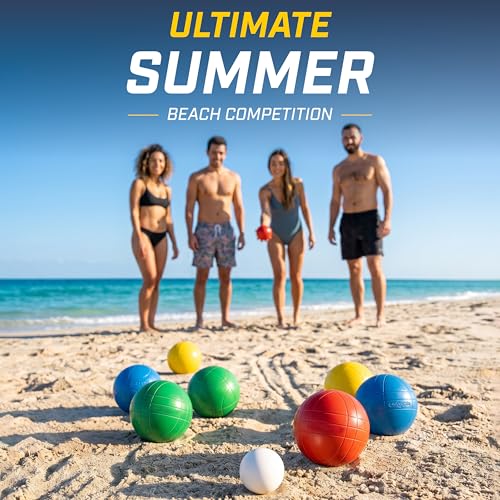 GoSports 90 mm Bocce Ball Sets - Outdoor Lawn Game - Composite or Resin - color: Composite
