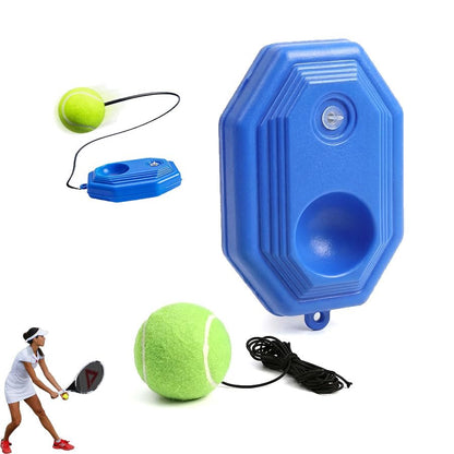 Tennis Ball Training Baseboard, 2026 New Tennis rebounder with Weighted Base, Portable Tennis Trainer Ball with String, Multifunctional Tennis Solo Practice kit for Backyard - color: #B,1set