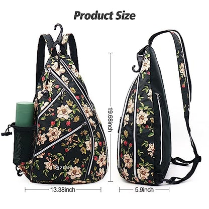 ZOEA Pickleball Bag - Adjustable Backpack with Water Bottle Holder for Men and Women