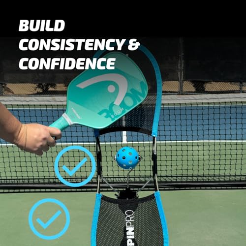TopspinPro Pickleball Training Aid – Learn Topspin Fast for Better Control & Consistency | Practice Anywhere, Anytime | Patent-Proven System for Recreational Players