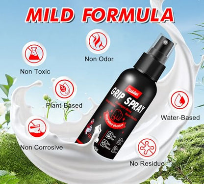 Grip Spray, 7oz Traction Spray for Athlete, Enhanced Court Performance ＆ Anti-Slip Traction for Basketball Shoe Bottom, Football Gloves, Golf, Tennis, Pickleball, Non Toxic, Fast Drying