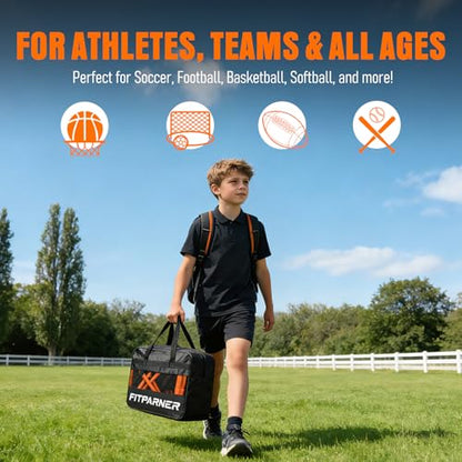 Agility Ladder, Soccer Football Training Equipment Set - 20ft Speed Ladder, 4 Hurdles,Parachute, 12 Cones & Jump Rope | Agility & Speed Training for Kids Youth Adults,Basketball & Football Accessories
