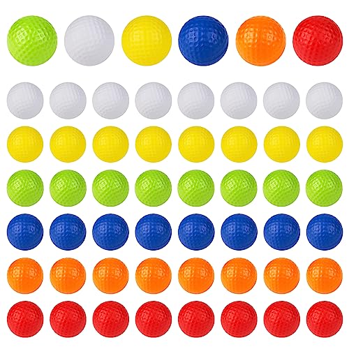 REHALY 108 Pcs Foam Golf Practice Balls Bulk, Realistic Feel Flight Training Balls, Soft Foam Golf Balls for Backyards Swing Practice Driving Range Indoor Outdoor Training