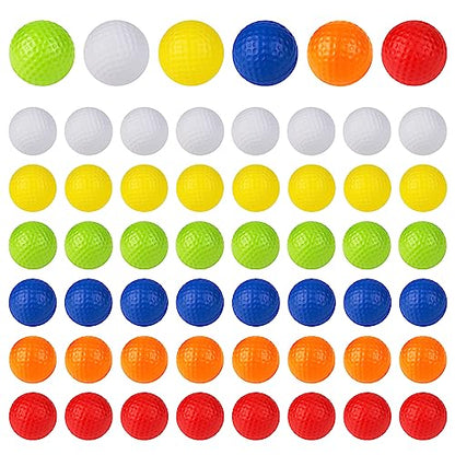 REHALY 108 Pcs Foam Golf Practice Balls Bulk, Realistic Feel Flight Training Balls, Soft Foam Golf Balls for Backyards Swing Practice Driving Range Indoor Outdoor Training