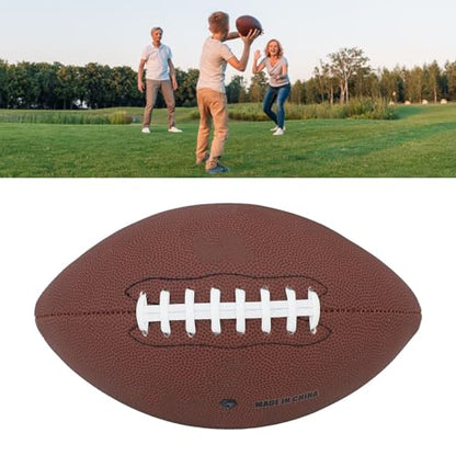 Youth Adult Football, Official Size 9 Football Soft Composite Leather American Football, Football PU Sports Football Abrasion Impact Resistant Training Football for Kids Adults