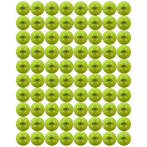 OLIN Practice Pickleball Balls, Perfect for the LauncONE Ball Launcher, 80-Pack