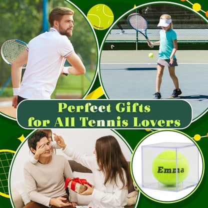 Personalized Tennis Ball, Gifts for Tennis Lovers, Custom Name Tennis Ball, Pet Playing Balls, Training & Practice Balls for Beginners, Tennis Players, Tennis Coach, Birthday Xmas Gifts