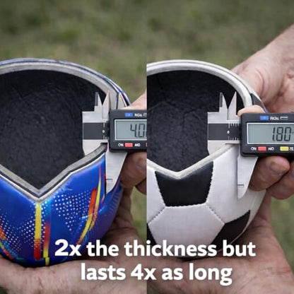 Western Star Soccer Ball Helix- Size 3 4 5 - Official Match Grade Soccer Balls - Attractive and Durable Design