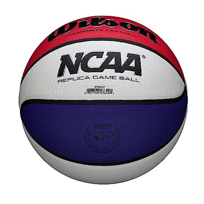 Wilson NCAA Replica - color: Red/White/Blue, size: Size 7 - 29.5"