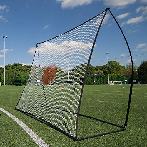 QUICKPLAY Spot Target Soccer Rebounder | Weather-Resistant Rebound Net with Carry Bag | Great for Passing, Receiving, and Trapping Practice | Ideal for Team or Solo Training - style: 7x7ft
