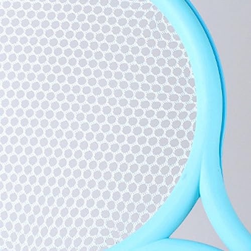 2 Pieces Tennis Rackets Kids Badminton Sets Tennis Racquets Shuttlecocks Portable EVA PVC Material Lightweight Comfortable Grip Suitable for Playgroun - color: Blue Pink