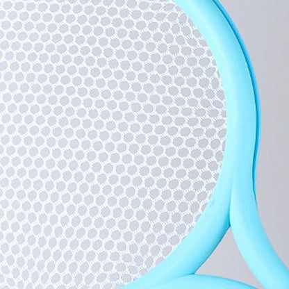 2 Pieces Tennis Rackets Kids Badminton Sets Tennis Racquets Shuttlecocks Portable EVA PVC Material Lightweight Comfortable Grip Suitable for Playgroun - color: Blue Pink