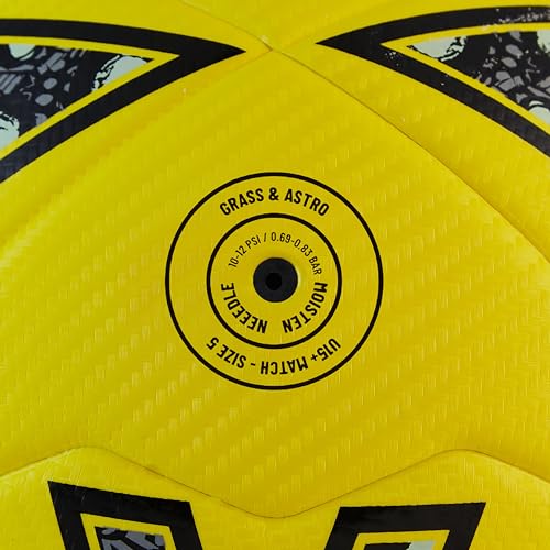 Mitre Soccer Ball League Ultimatch - color: Ultimatch One - Yellow/Black/Gray, size: 4